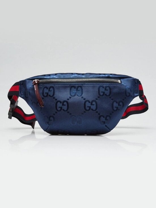 Handbags - Gucci Blue GG Nylon Children's Small Belt Bag